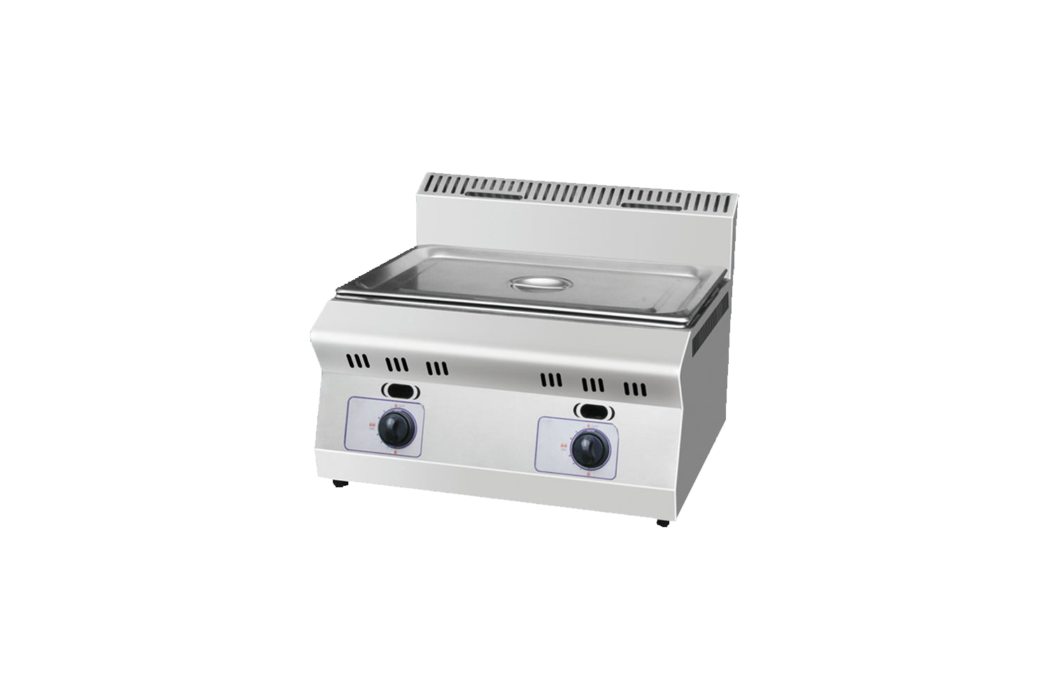 Deluxe tabletop large single cylinder gas fryer