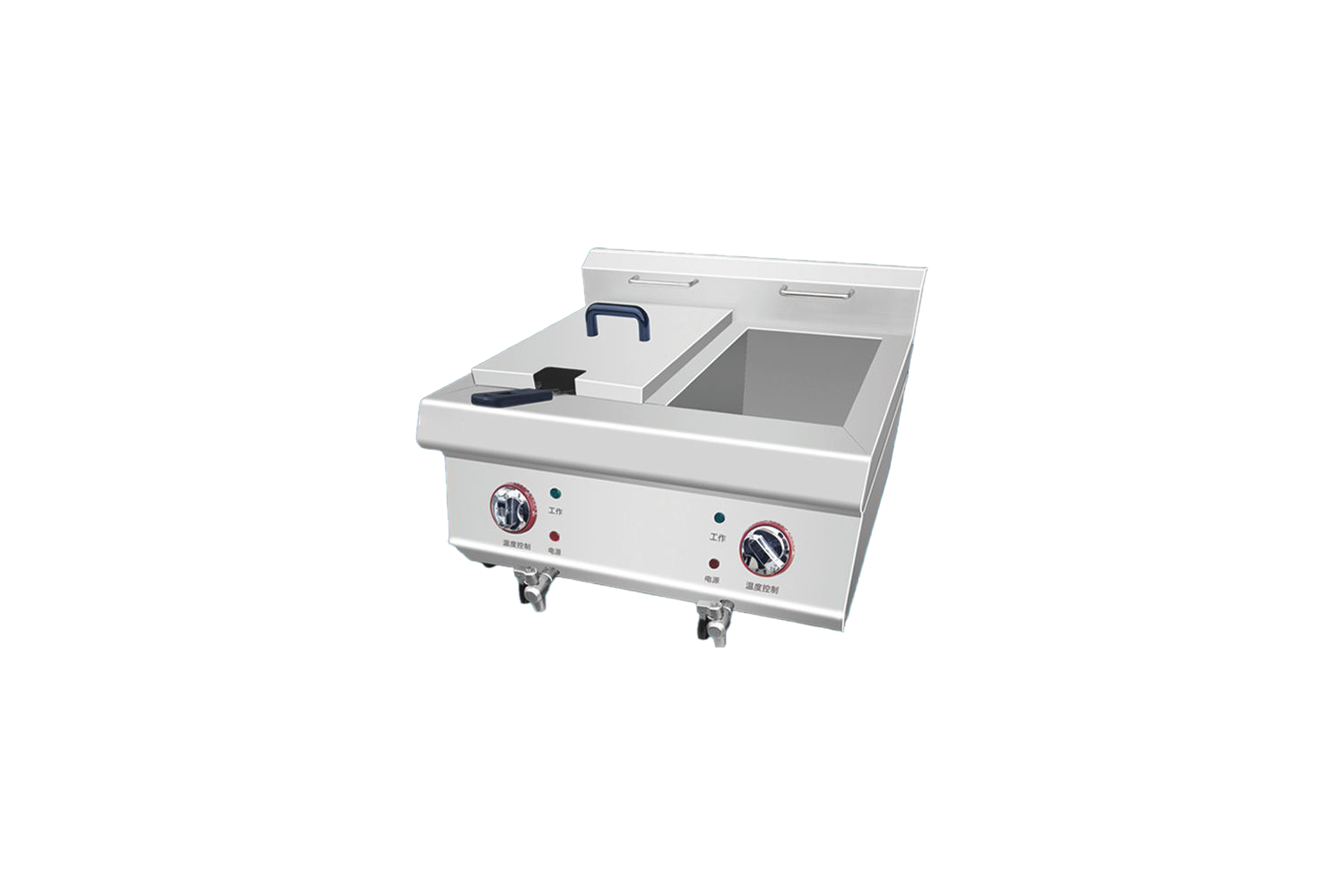 Double-cylinder fryer