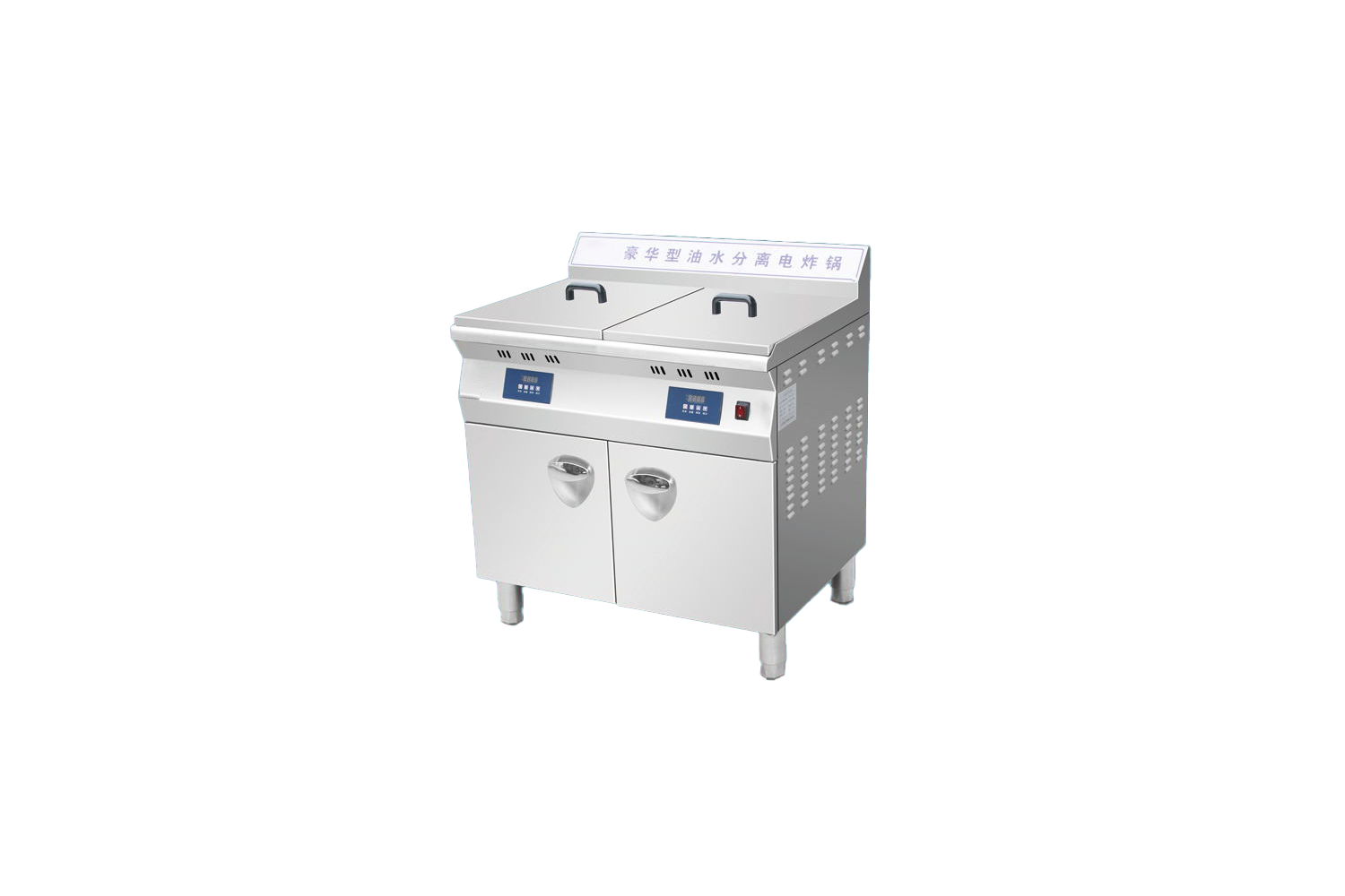 Cabinet type oil and water separation double cyl