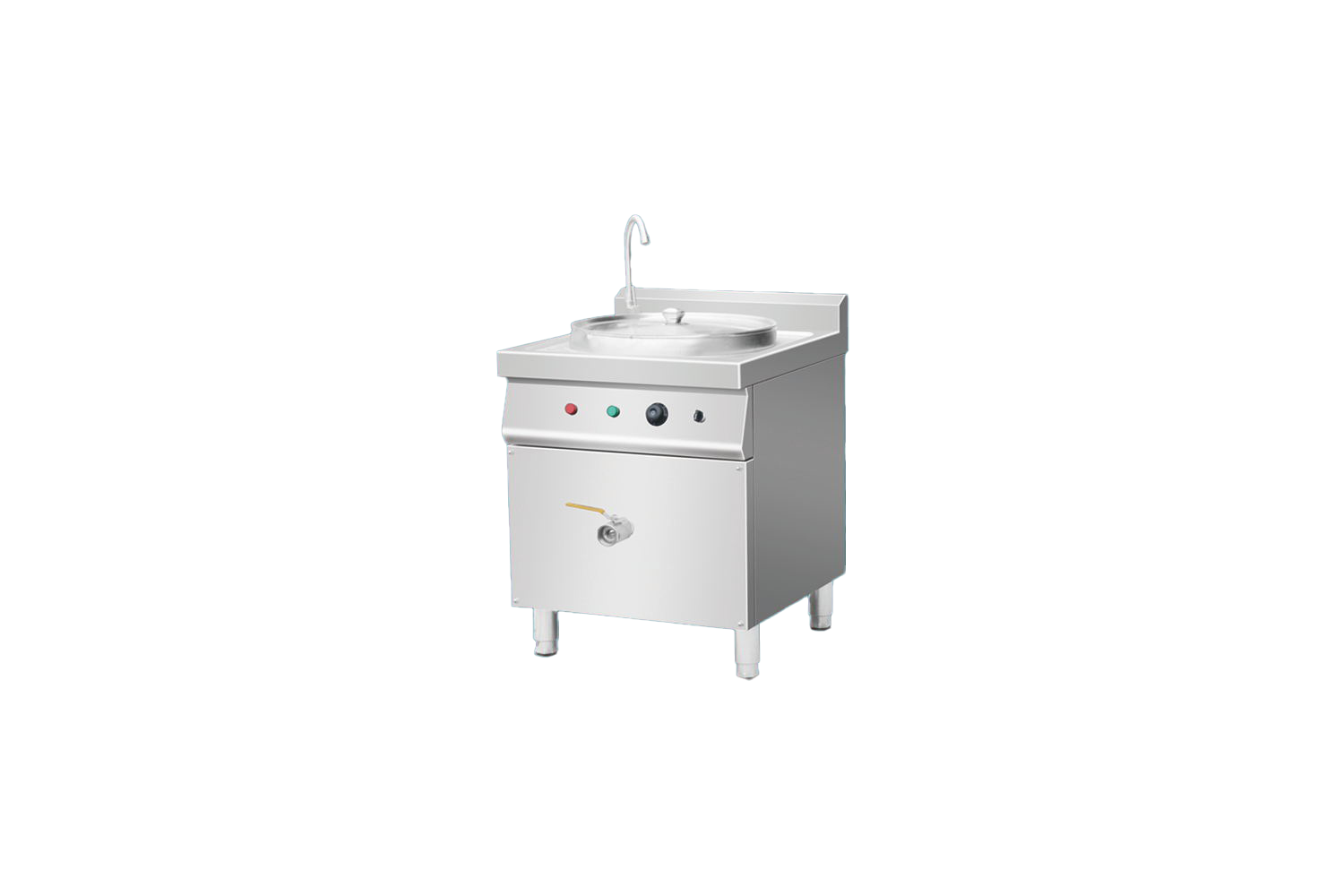 Cabinet type round barrel noodle cooking stove